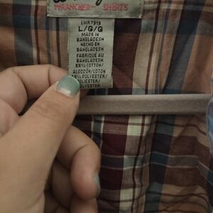 Plaid Button-Up Shirt